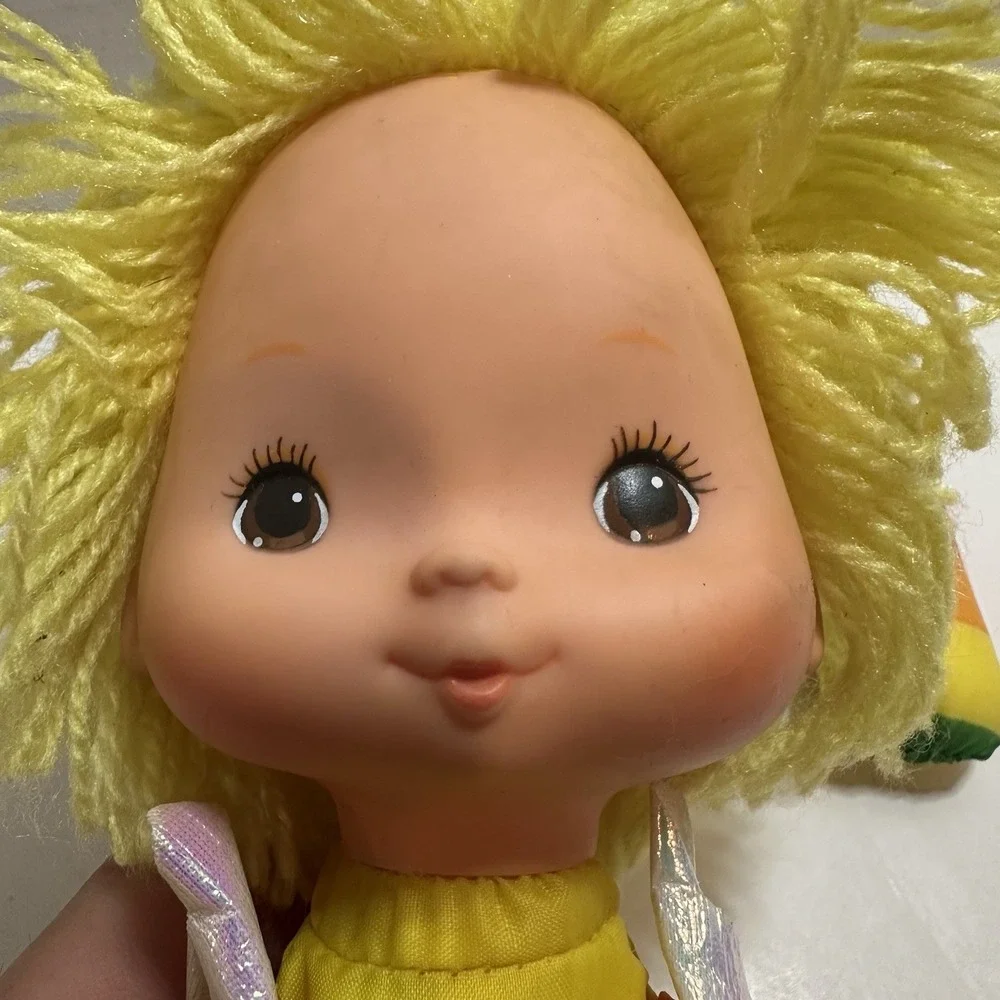 1983 Rainbow Brite Canary Yellow Plush Doll Vtg Toy Hallmark Cards‎ Mattel Inc